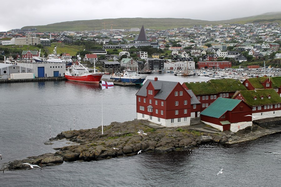 Mótmælt í Færeyjum