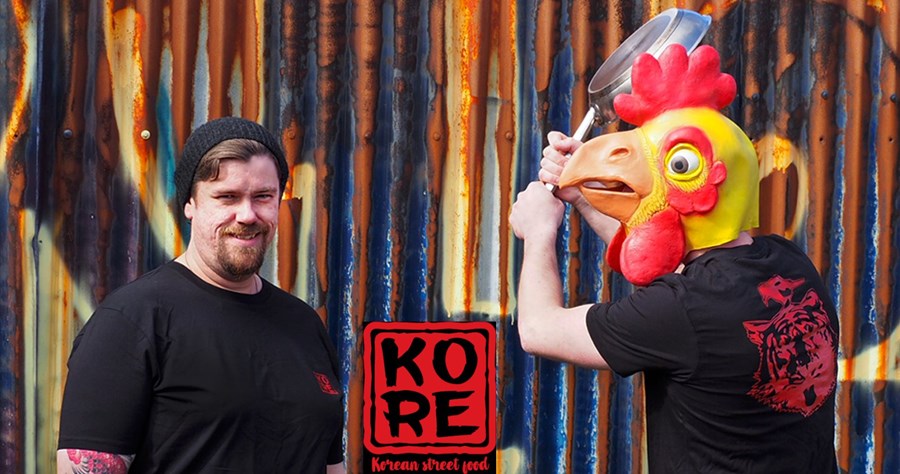 KORE er nafnið á kóreska götubásnum.