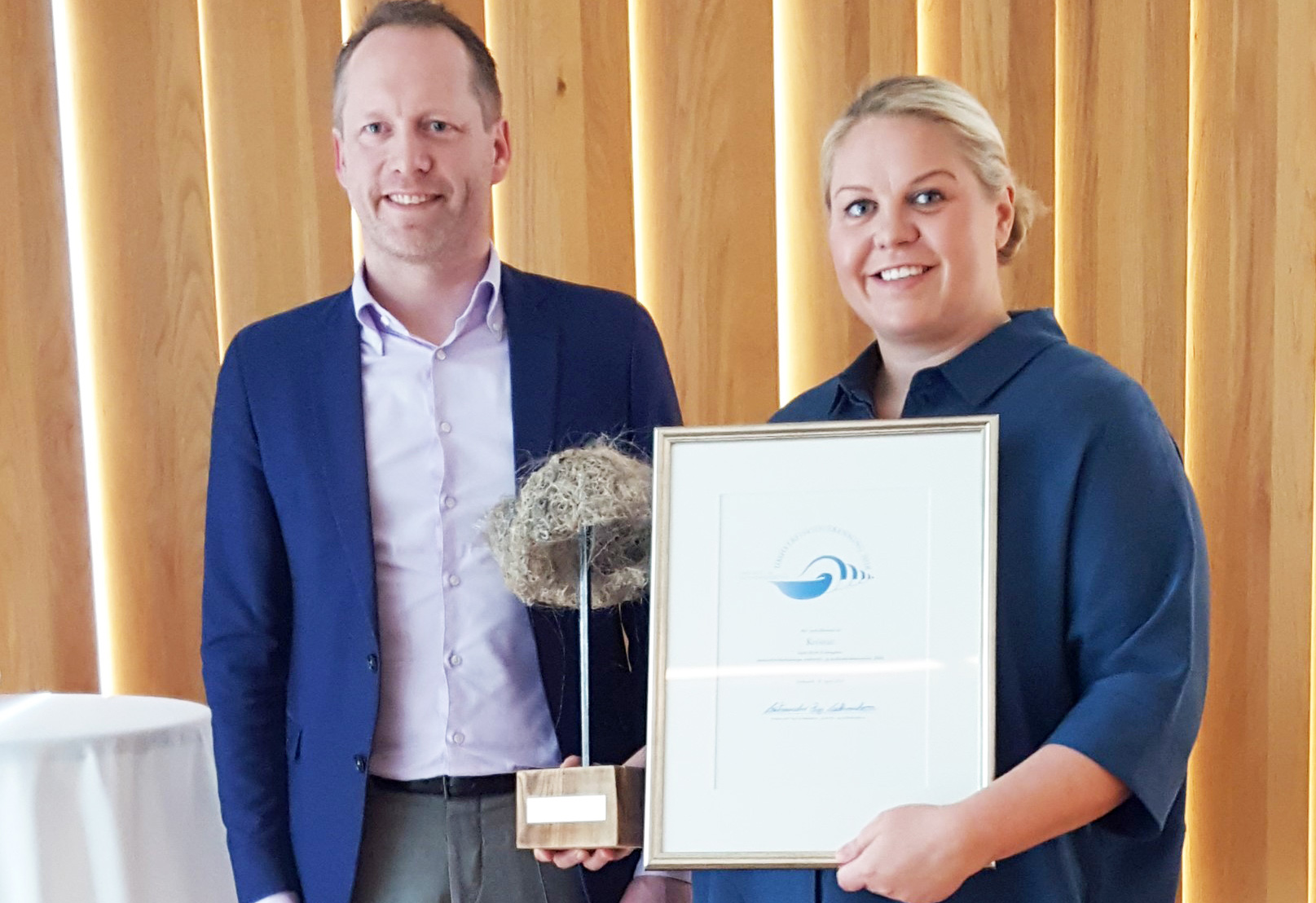 Krónan hlaut Kuðunginn