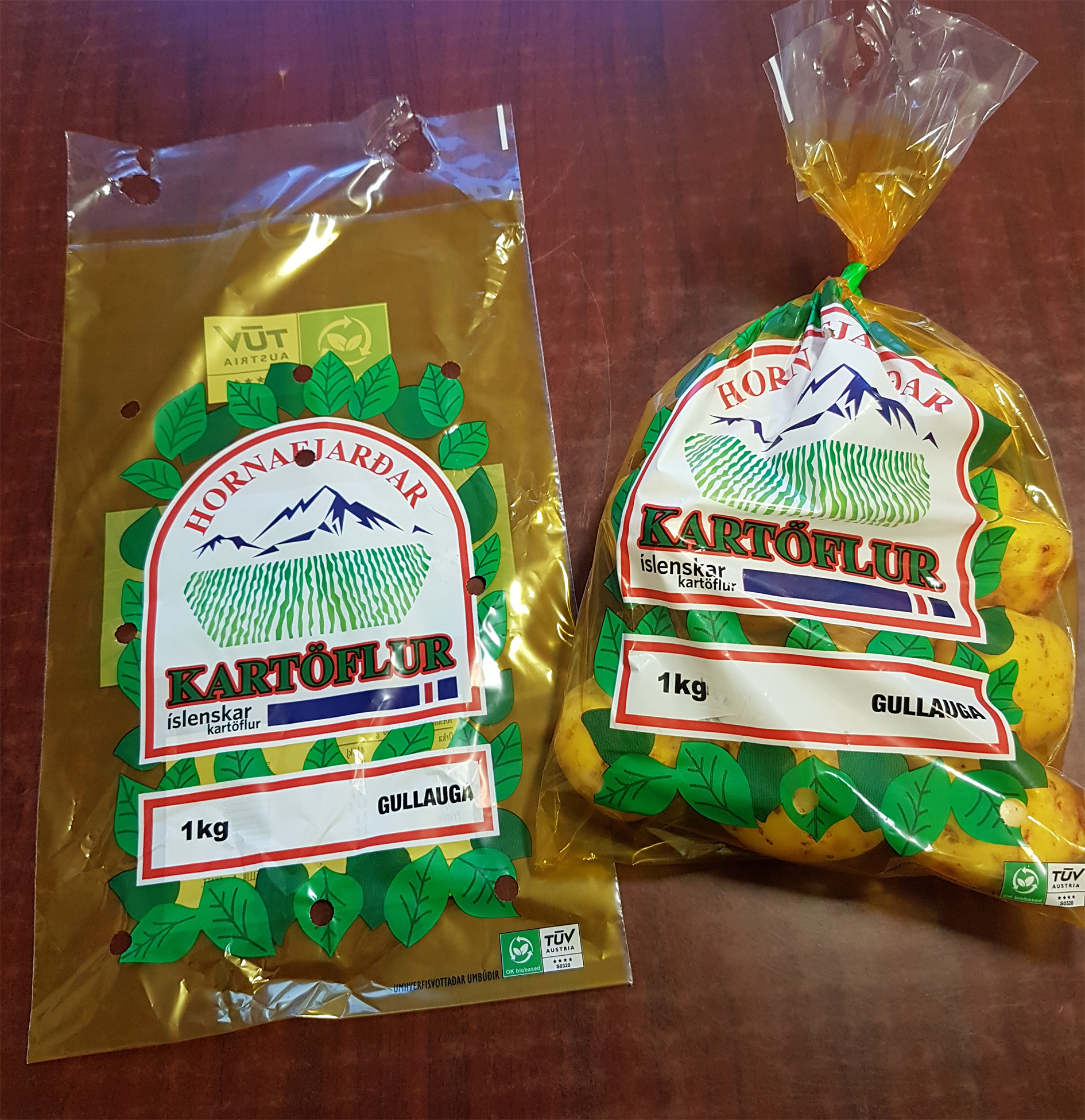 Hornafjarðarkartöflur verða í umhverfisvænum umbúðum