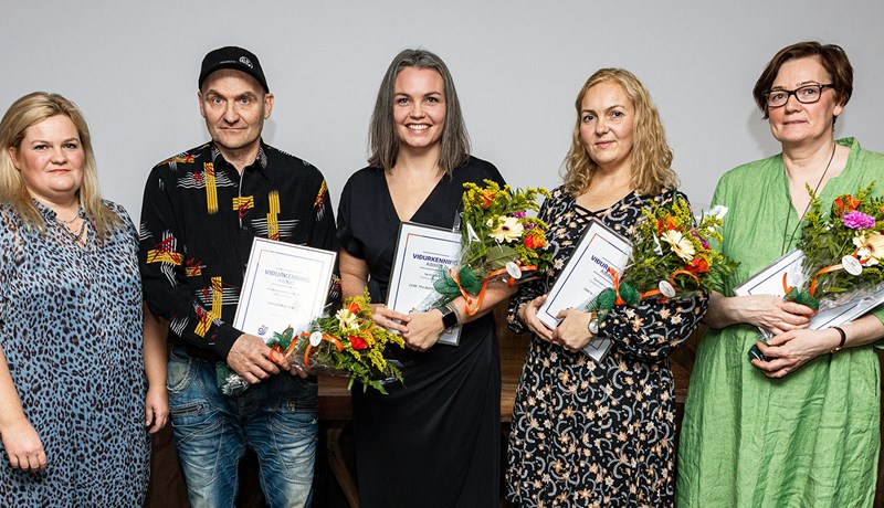 Fjórar viðurkenningar veittar fyrir góð störf