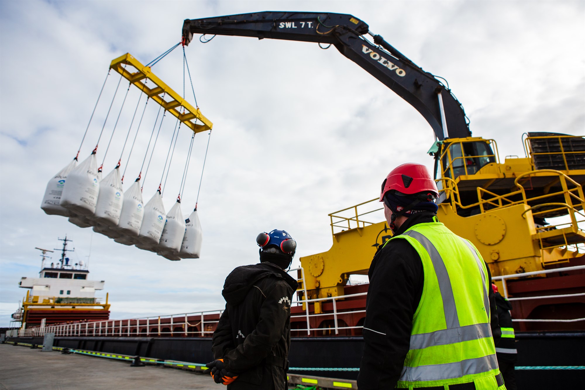 Uppskipun á áburði