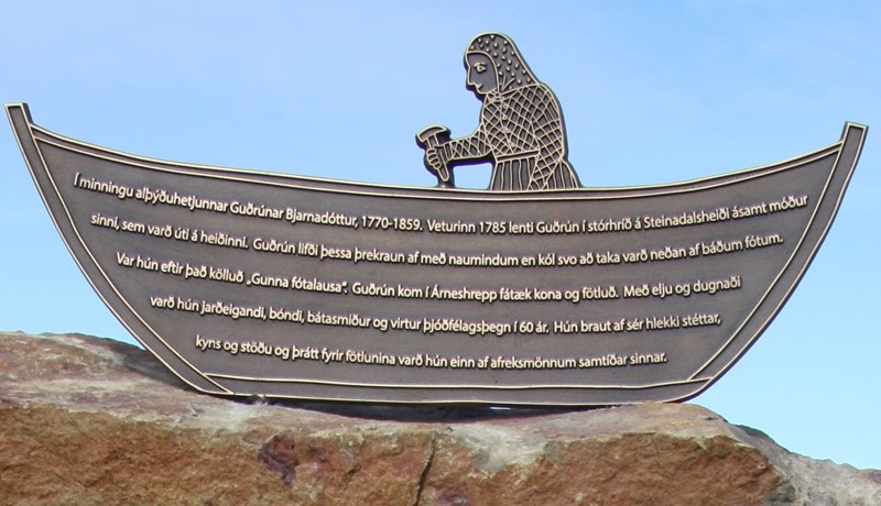 Minnisvarði um Gunnu fótalausu
