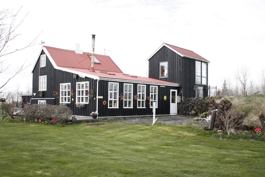 Sumarbústaður þeirra Brynju og Tolla í Vallarhjáleigu.