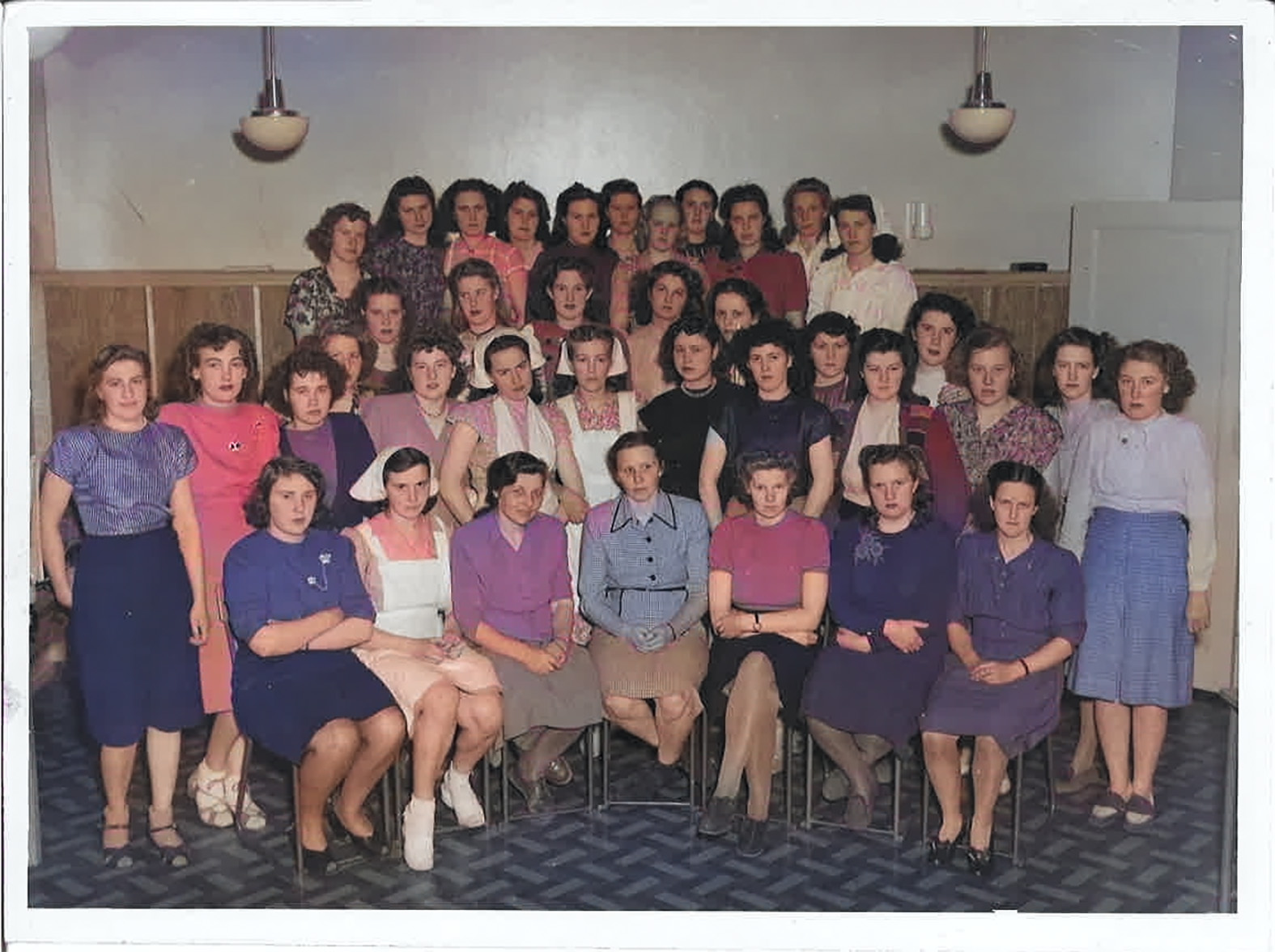 Húsmæðraskólinn á Varmalandi 1953