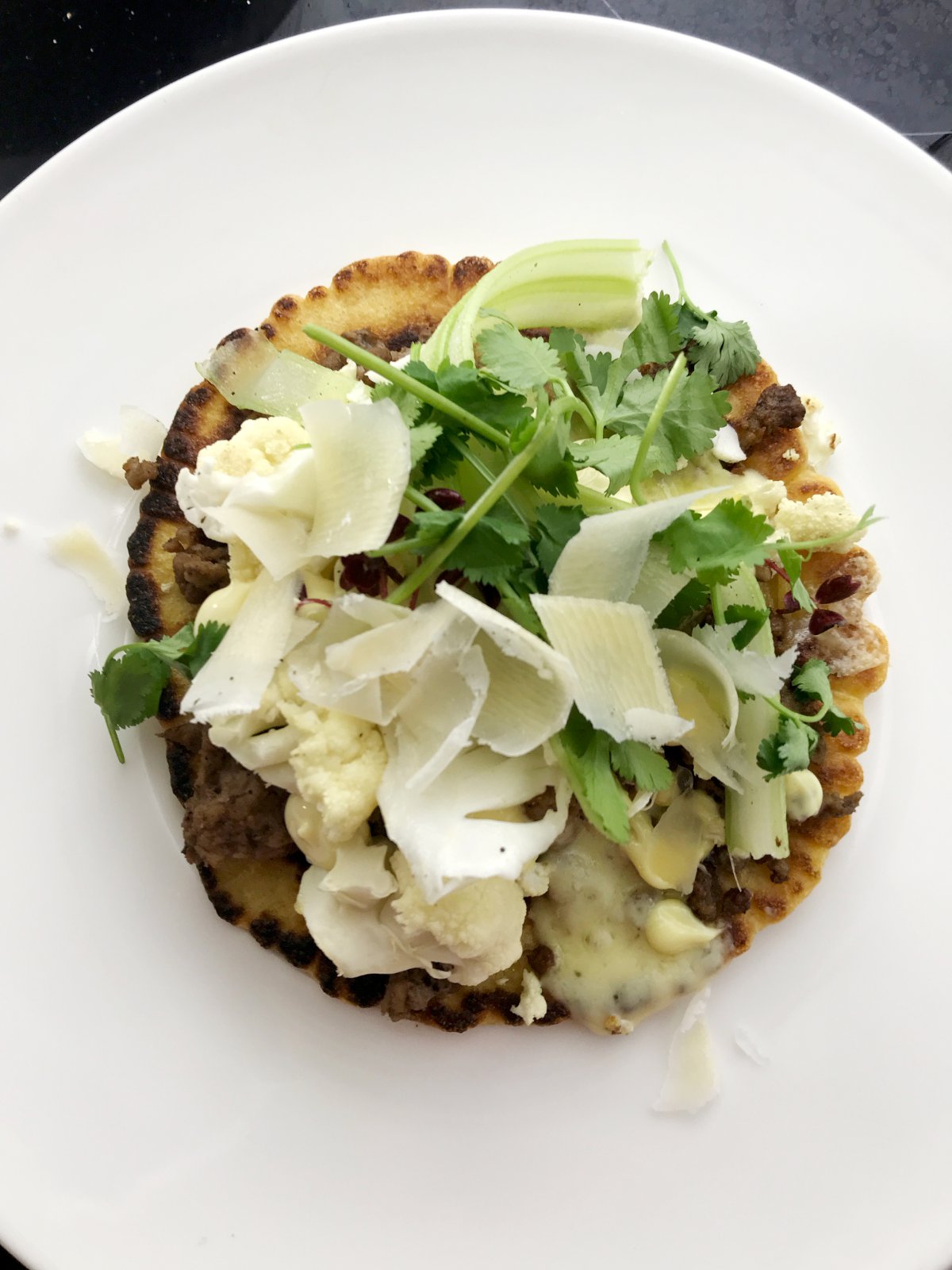 Vegan heilsupitsa með grænmeti