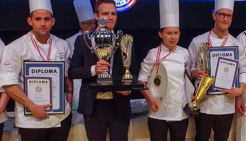 Hinrik á Grillinu fékk silfur á Norðurlandamótinu Nordic Chef Junior