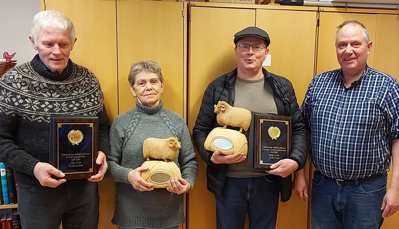 Börkur og Fálki verðlaunahrútar sæðingastöðvanna árið 2020