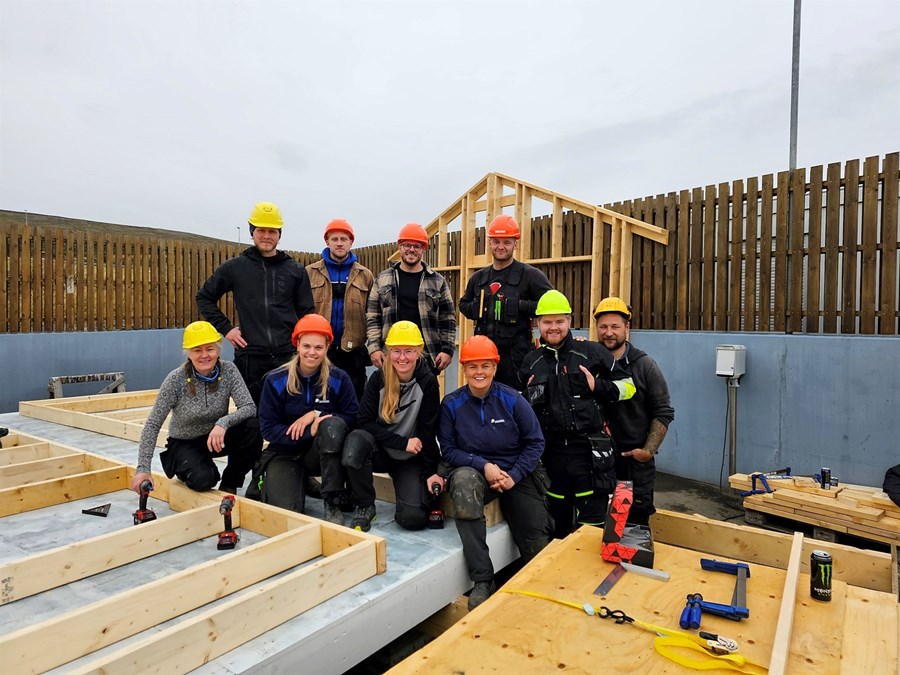 Verknámið blómstrar í skólanum og mun létta á öllu því starfi með nýju verknámshúsi.