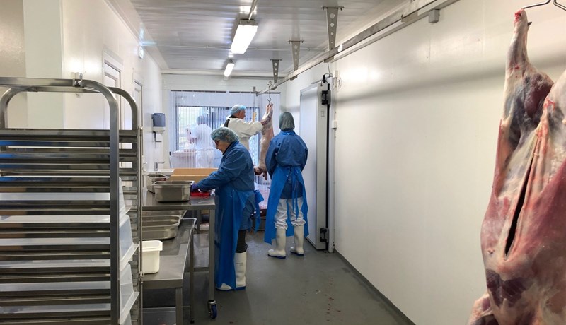 Reistu sér kjötvinnslu og sláturhús