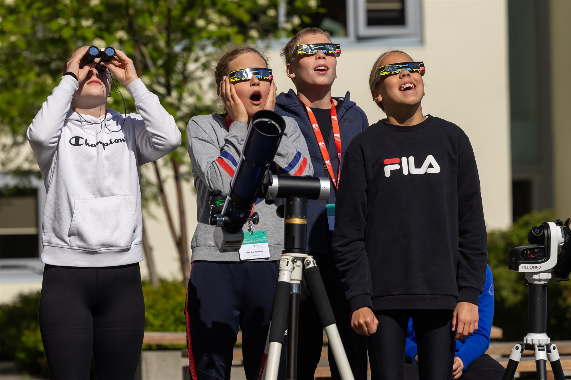 Unglingar glugga í vísindin