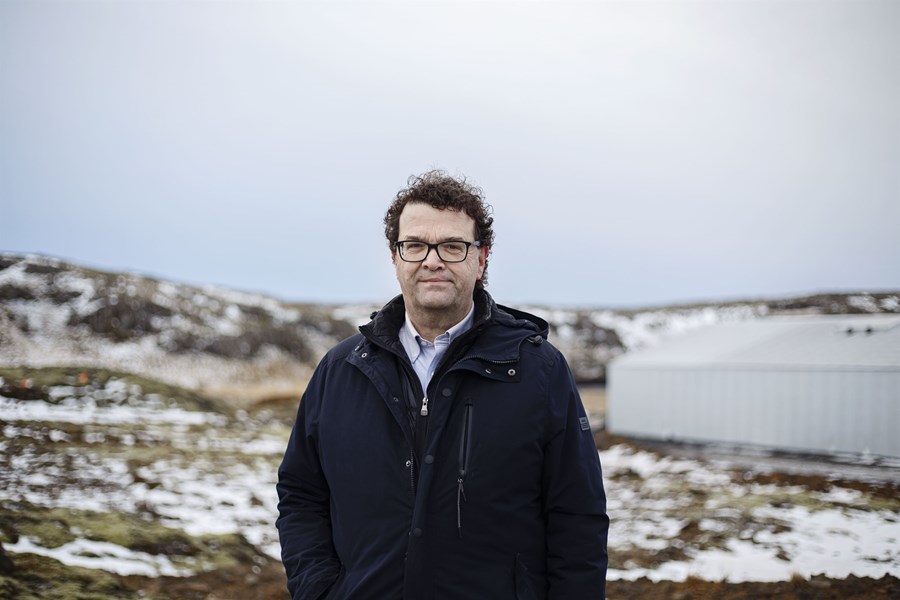 Dr. Jónas Jónasson, framkvæmdastjóri Benchmark Genetics Iceland í Sveitarfélaginu Vogum. 