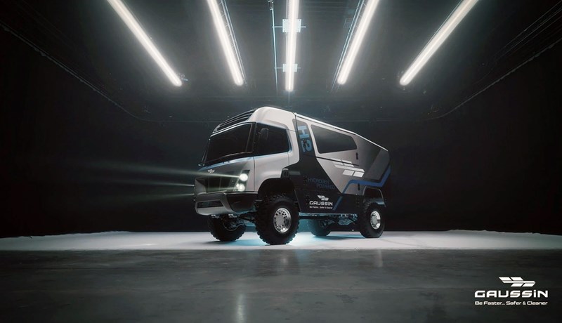 Fyrsti vetnisknúni trukkurinn til að keppa í Dakar-rallinu verður Gaussin