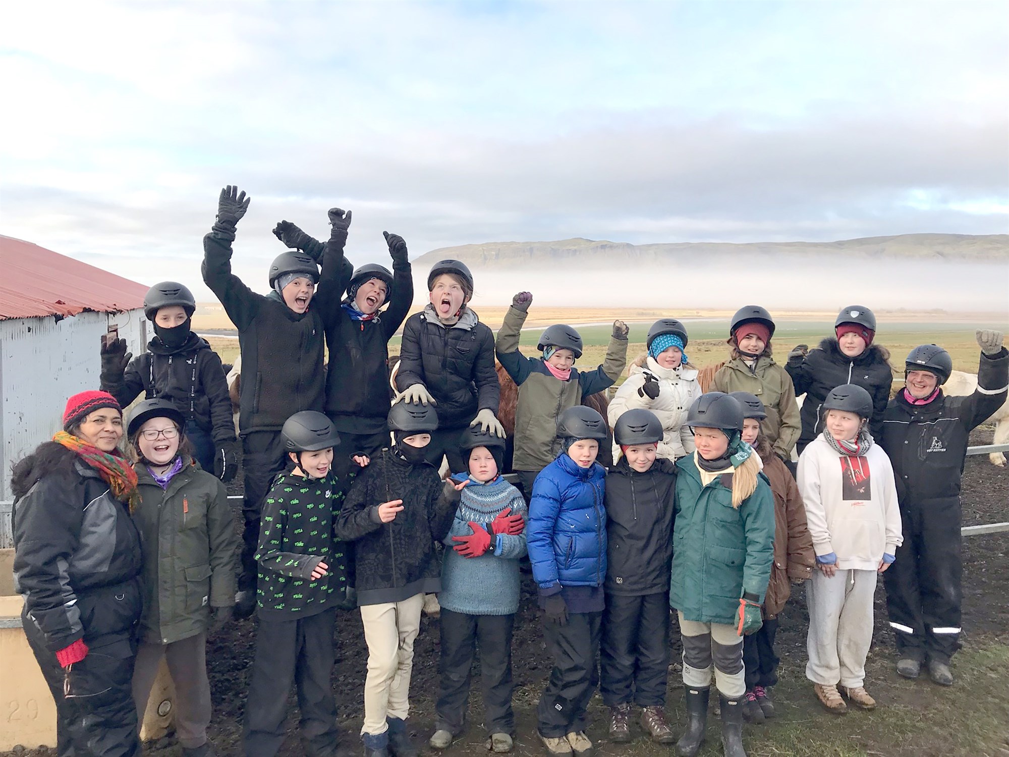 Heimsókn á hestabúgarð