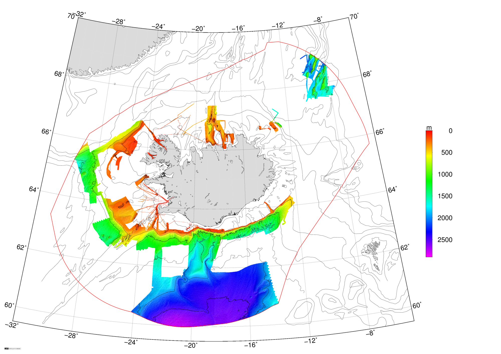 Kortlagning hafsbotnsins við Ísland